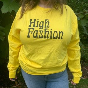High fashion long sleeve